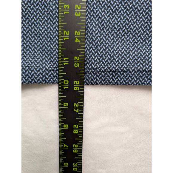 Nick Graham Everywhere Stretch Modern Fit Mens Polo Shirt Medium Blue Pattern - Picture 5 of 6